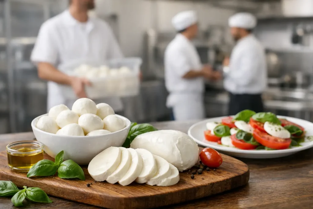 Fornitore mozzarella per horeca: come sceglierlo